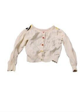 Junior Gaultier Kids Rainbow Stripe Buttoned Cardigan Sz 4a